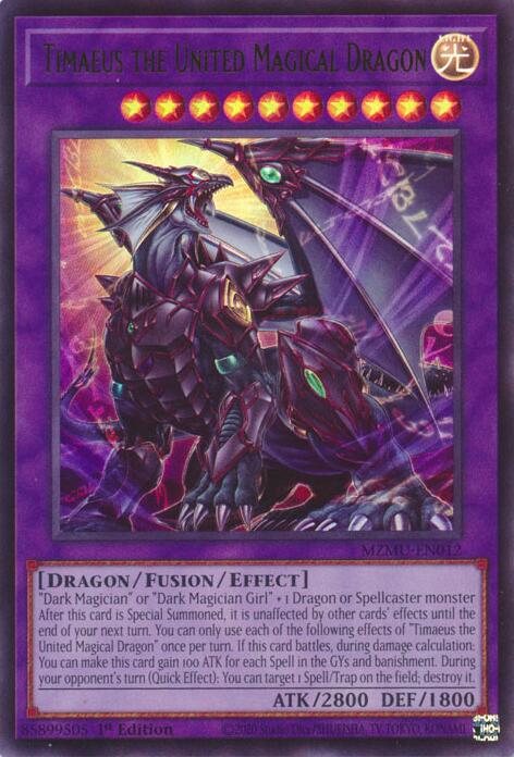 Timaeus the United Magical Dragon MZMU-EN012 Prices | YuGiOh Maze