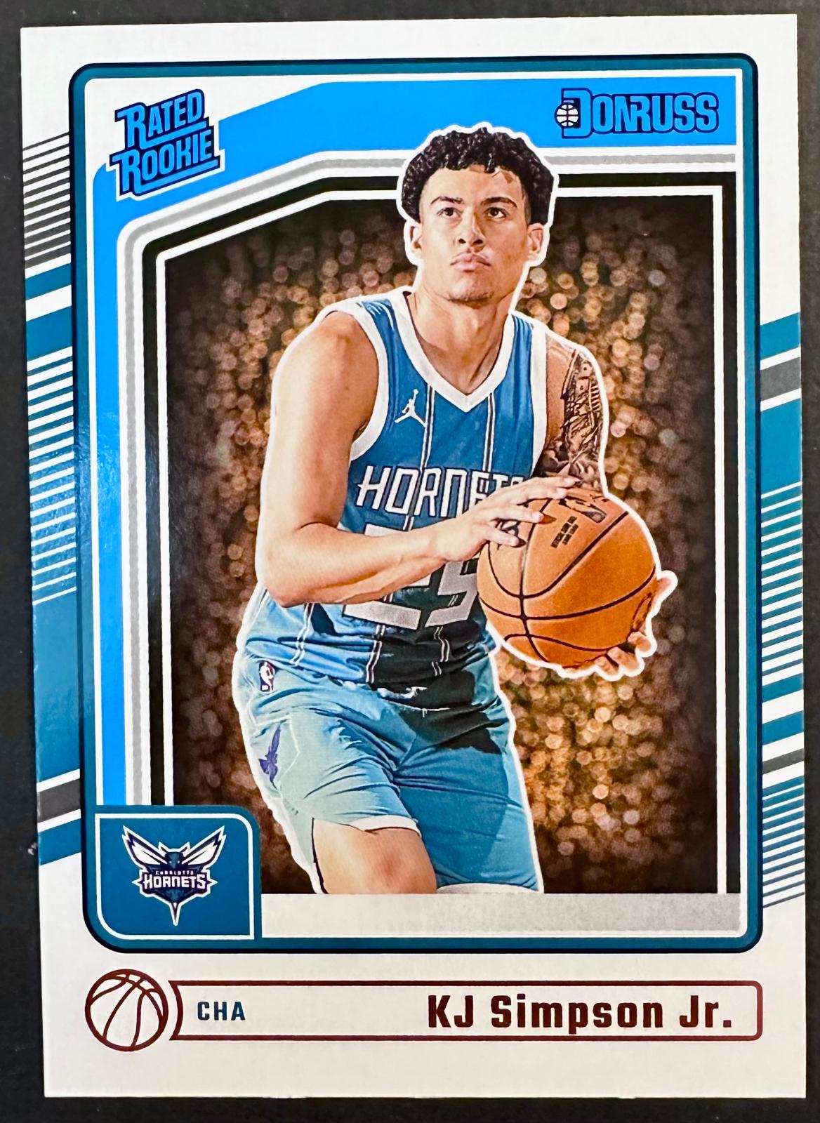 KJ Simpson Jr. #247 Basketball Cards 2024 Panini Donruss