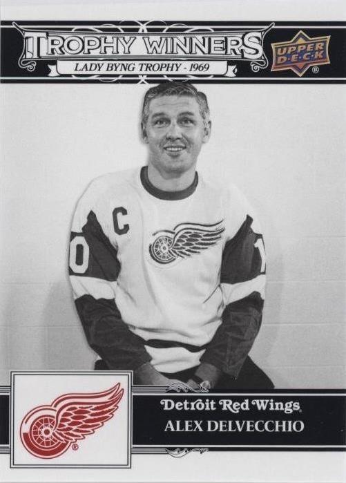 Alex Delvecchio #142 2025 Upper Deck Detroit Red Wings Centennial Hockey