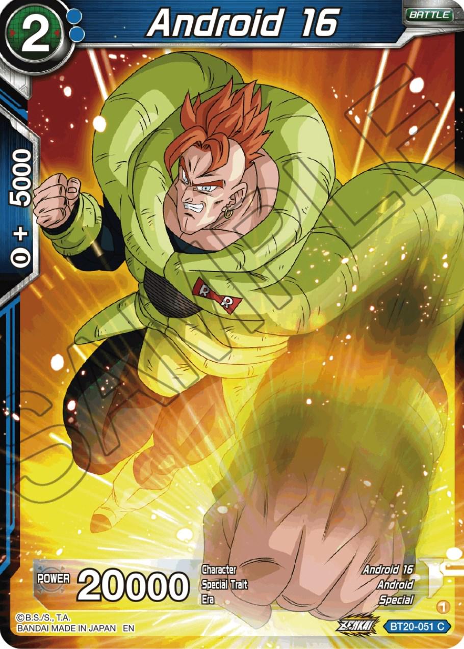 Android 16 BT20-051 Dragon Ball Super Power Absorbed