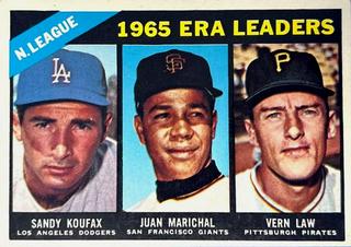 National League 1965 ERA Leaders