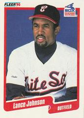 Lance Johnson #536 Baseball Cards 1990 Fleer Prices