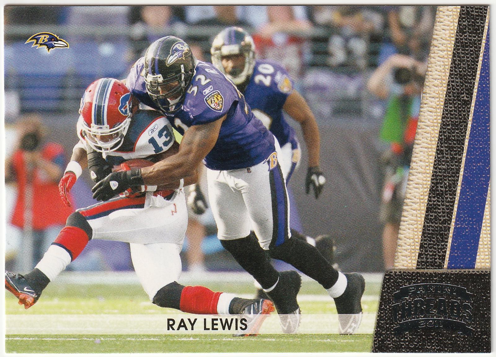 Ray Lewis #12 Football Cards 2011 Panini Threads