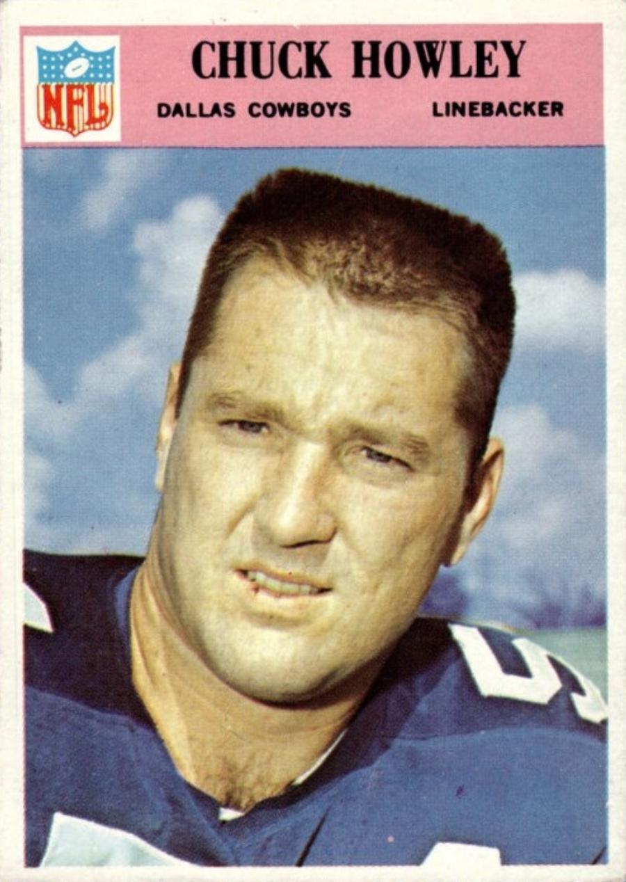 Chuck Howley #59 Football Cards 1966 Philadelphia
