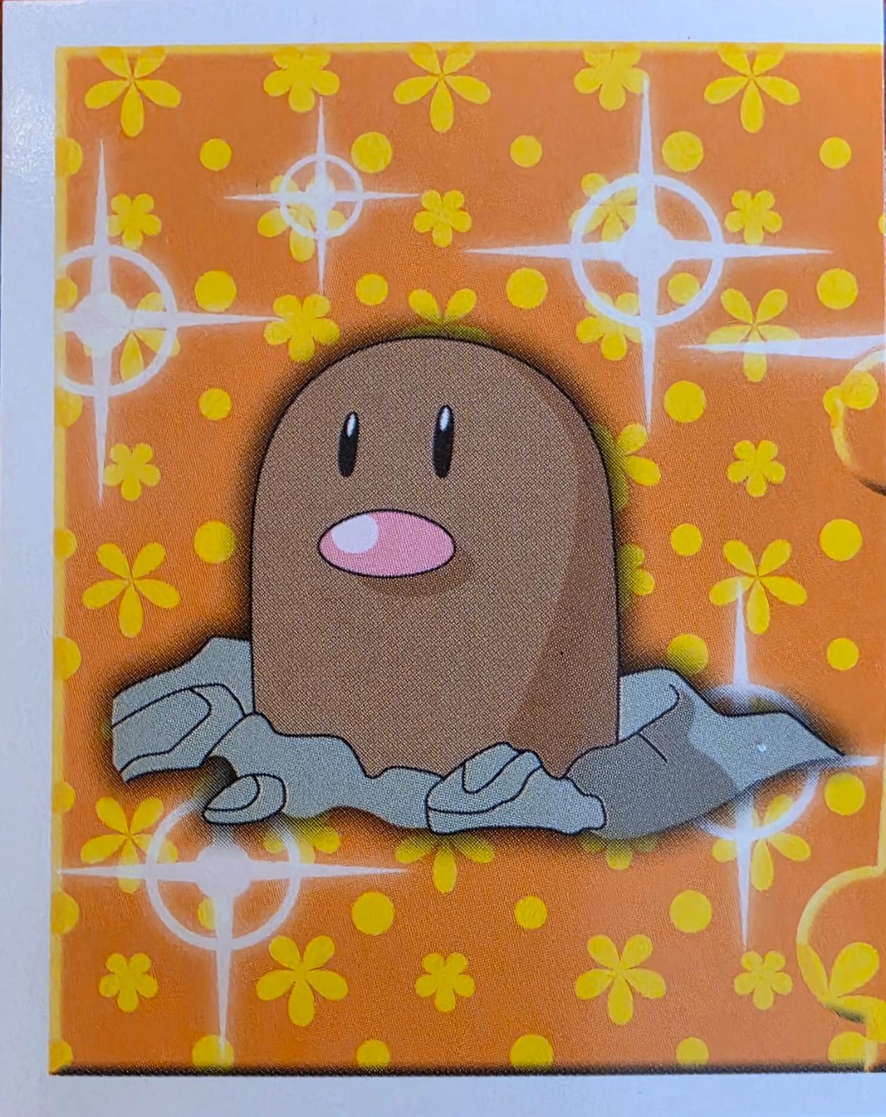 Diglett #198 from Japanese 1999 Merlin Pokémon card set