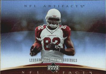 Leonard Pope #NF-LP 2007 Upper Deck Artifacts NFL Facts