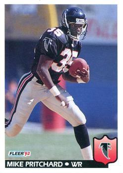Mike Pritchard #14 Football Cards 1992 Fleer