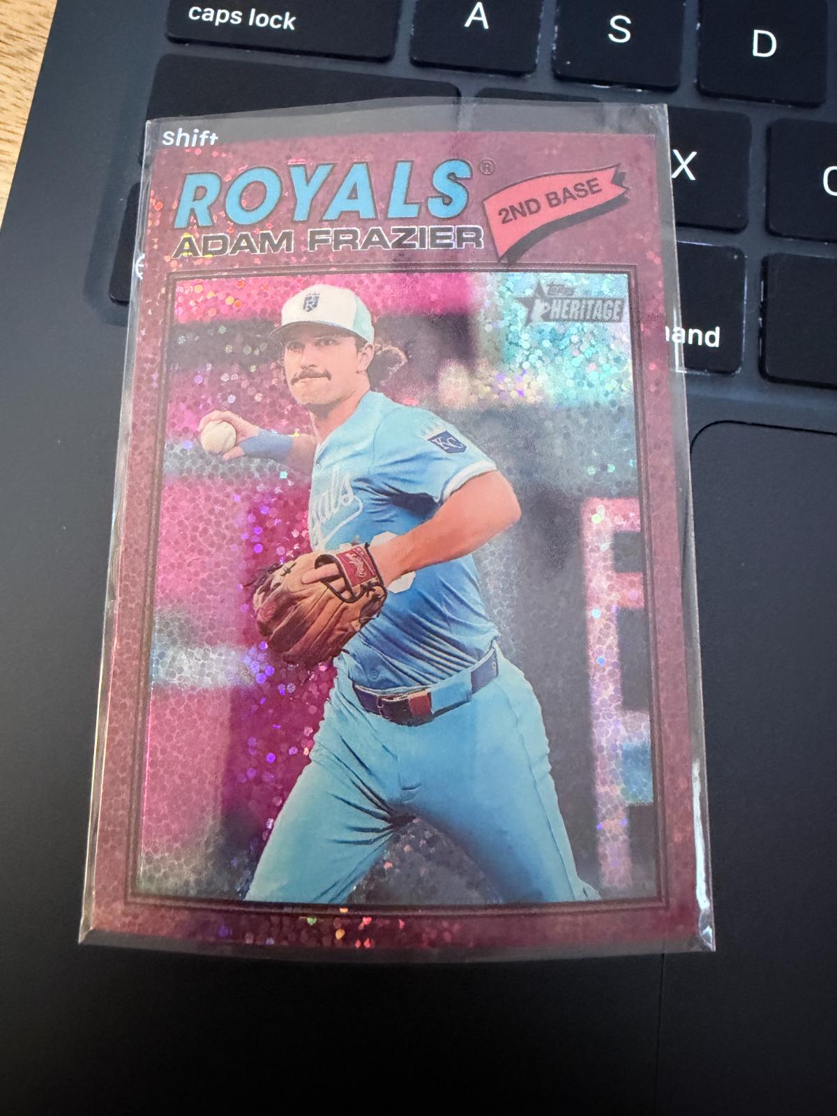 Adam Frazier [Burgundy Sparkle Chrome] #262