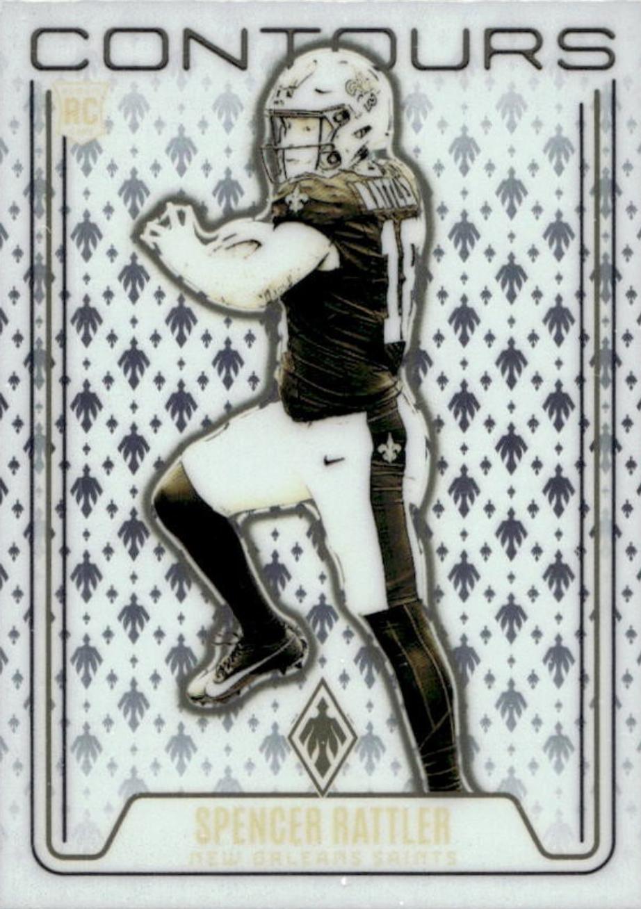 Spencer Rattler #CON-SRR Football Cards 2024 Panini Phoenix Contours