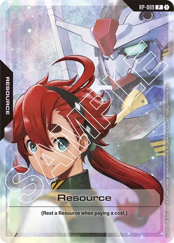 機動戦士ガンダム 水星の魔女 リソースカード RP-009 Promo Resource #RP-009 Prices | Gundam Resource Promo