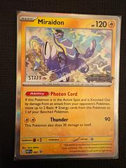 Miraidon [Staff] #82 from Pokemon Promo set