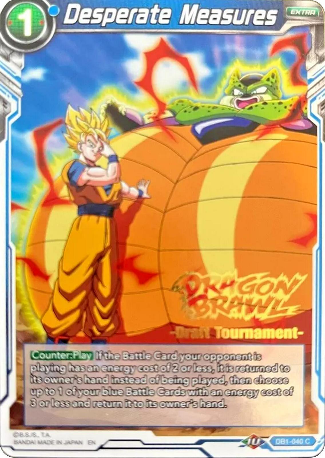Desperate Measures [Gold Stamped] DB1-040 - Dragon Ball Fusion World Promos