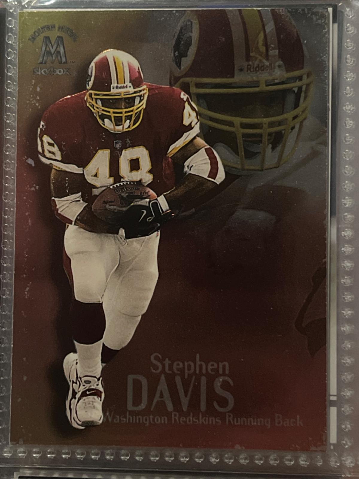 Stephen Davis #36 1999 Skybox Molten Metal Football