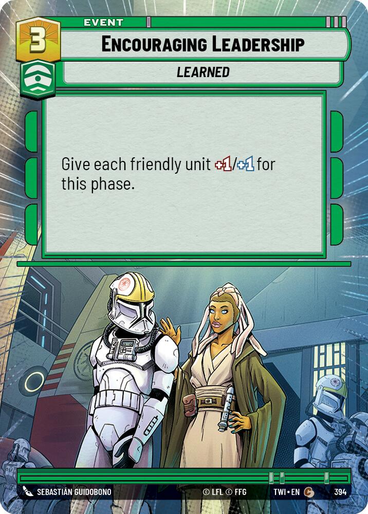 Encouraging Leadership [Hyperspace Foil] #394