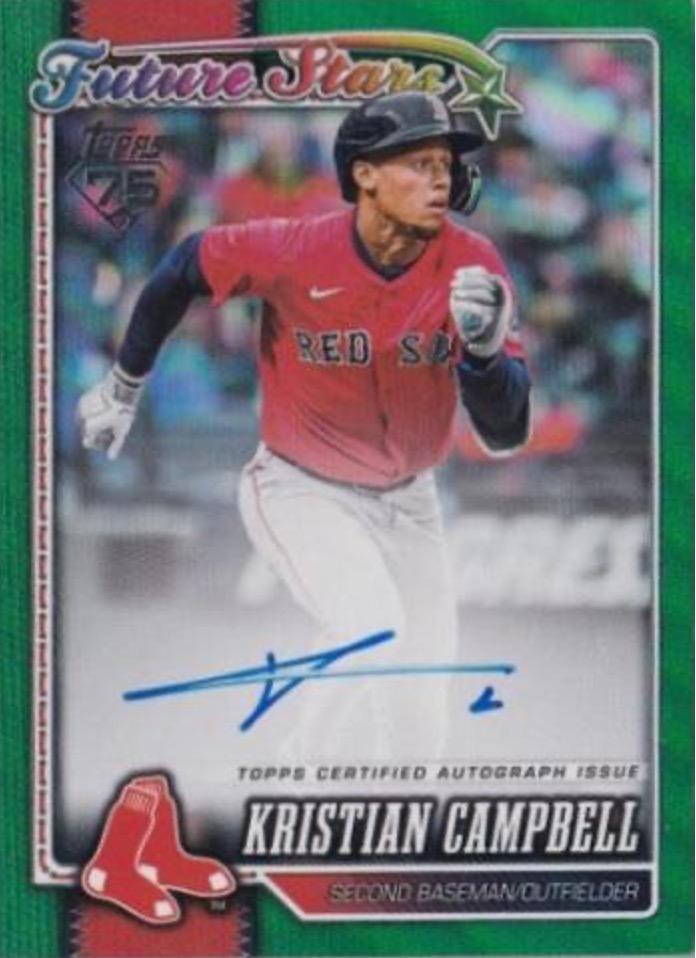Kristian Campbell #125 2026 Topps Flagship Real One Autograph Baseball