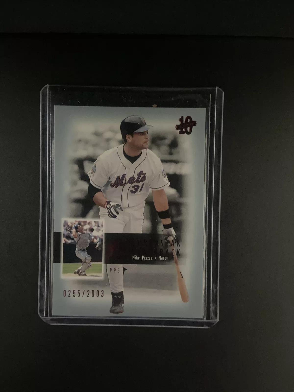 Mike Piazza #SF34 Baseball Cards 2003 SP Authentic Flash Backs