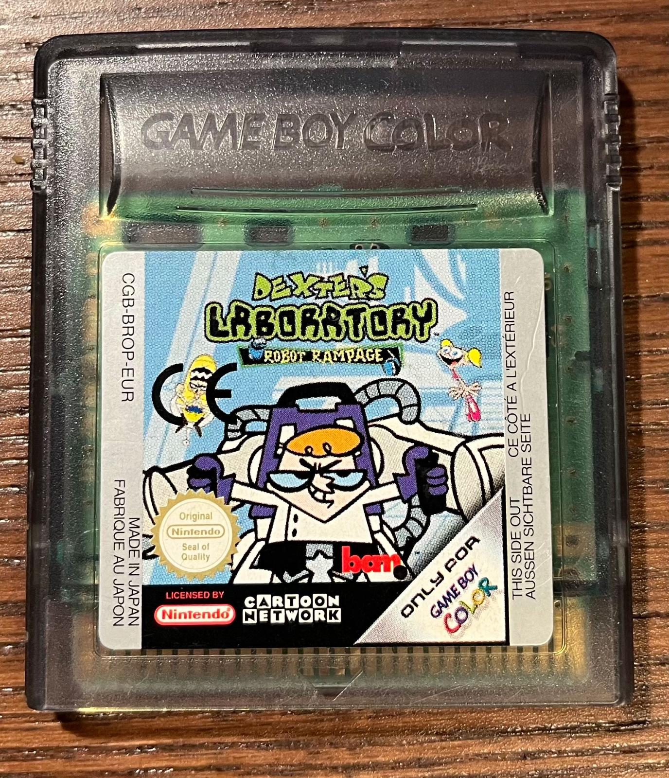 Dexter's Laboratory Robot Rampage PAL GameBoy Color