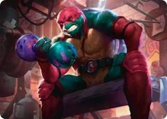 Raphael, Tough Turtle Art Card #9