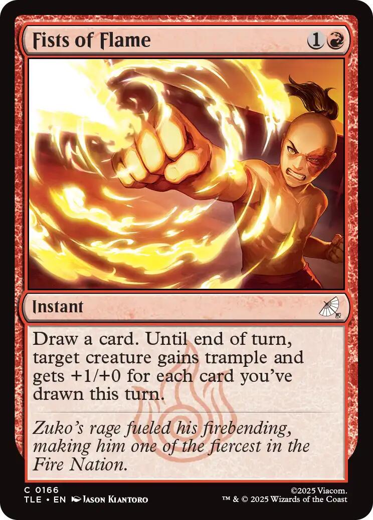 Fists of Flame (Magic Avatar: The Last Airbender Eternal)