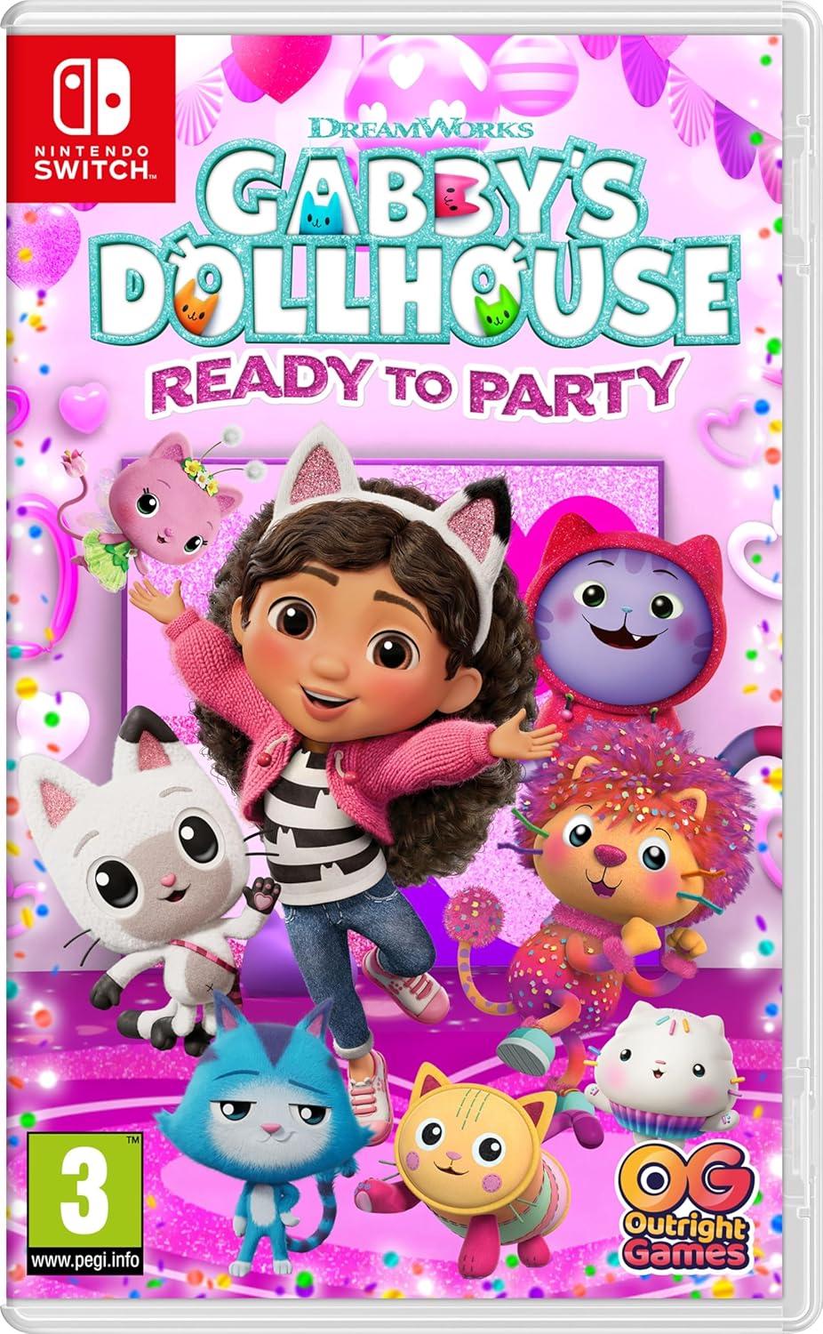 Carátula de Gabby's Dollhouse: Ready To Party para Switch (edición PAL España)