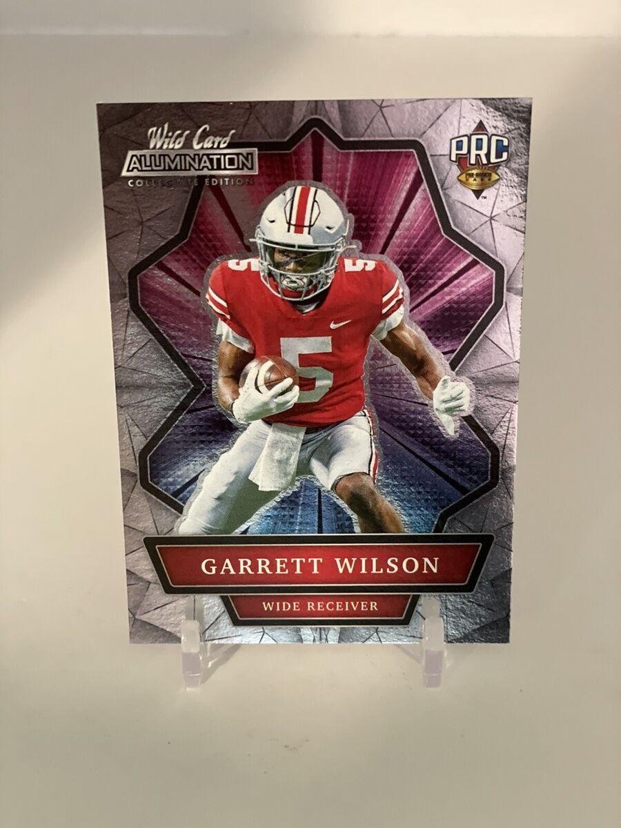 Garrett Wilson Football Cards 2021 Wild Card Alumination NIL