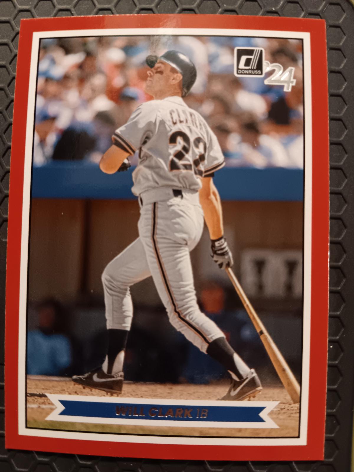Will Clark #4 Baseball Cards 2024 Donruss Action All-Stars