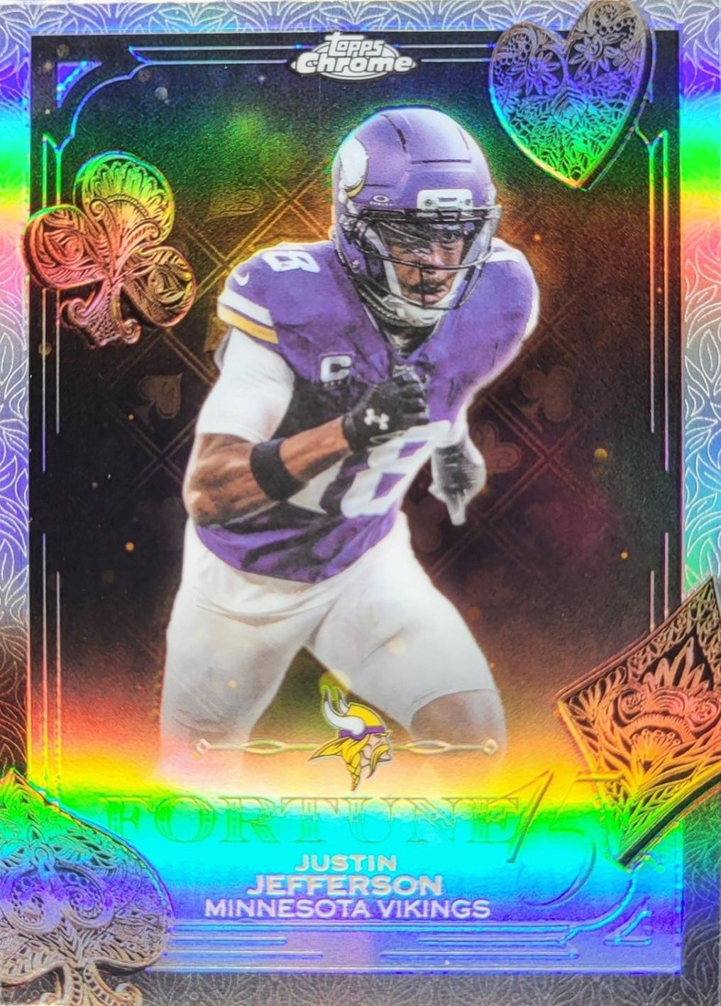 Justin Jefferson [Refractor] #F15-4 Prices | 2025 Topps Chrome