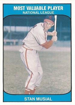 Stan Musial Baseball Cards 1985 TCMA Most Valuable Player