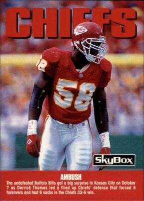 Derrick Thomas #288 1992 Skybox Impact Football