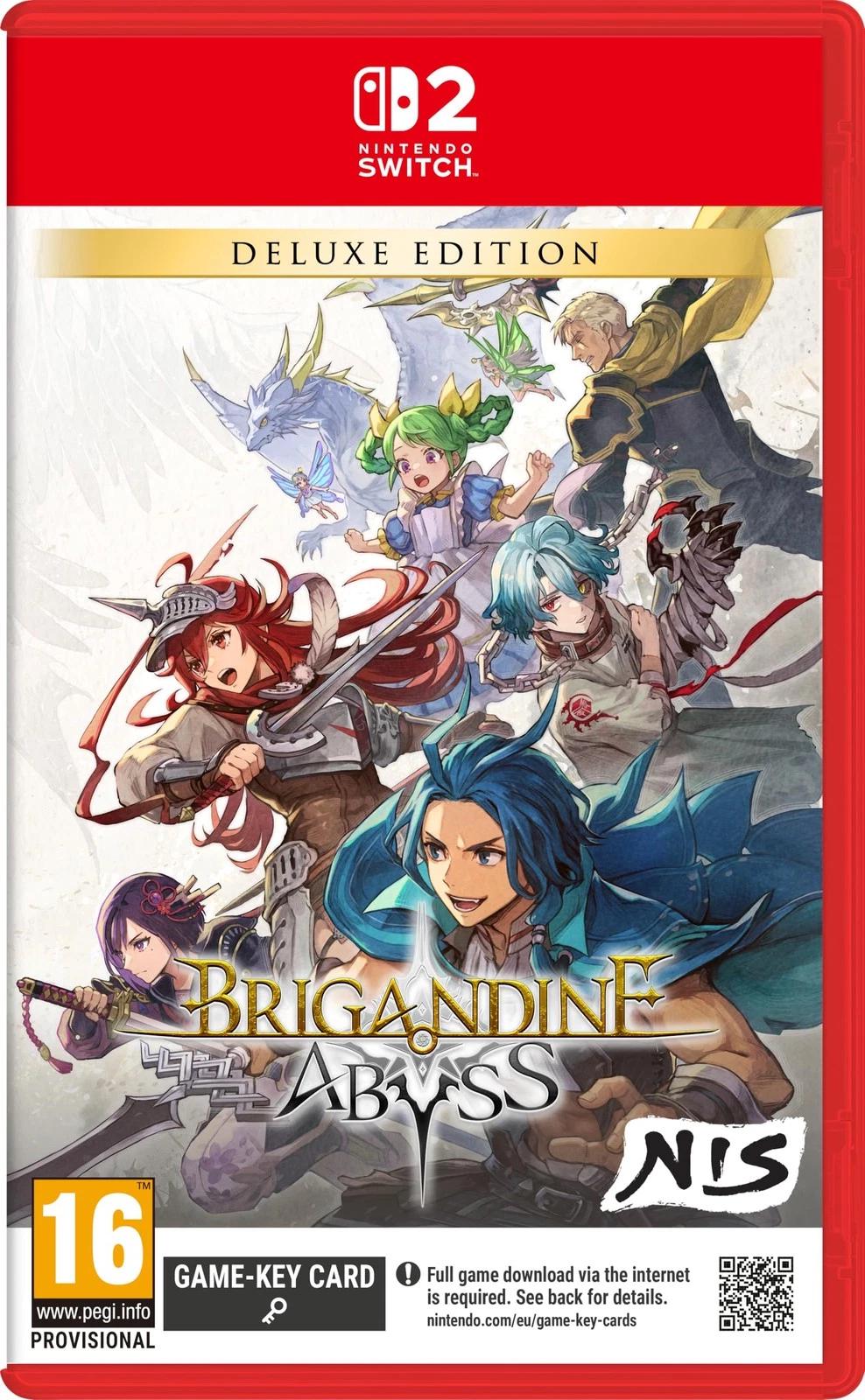 Carátula de Brigandine Abyss Deluxe Edition para Switch 2 (edición PAL España)
