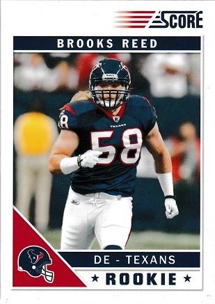 Brooks Reed #313 Football Cards 2011 Panini Score