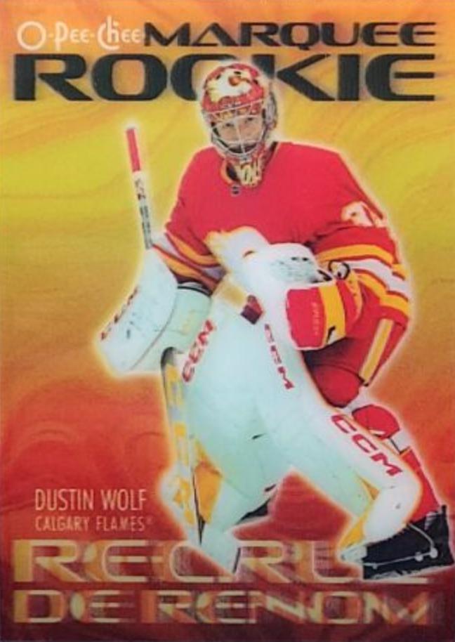 Dustin Wolf #3D-VI Hockey Cards 2023 O-Pee-Chee 3-D Marquee Rookie