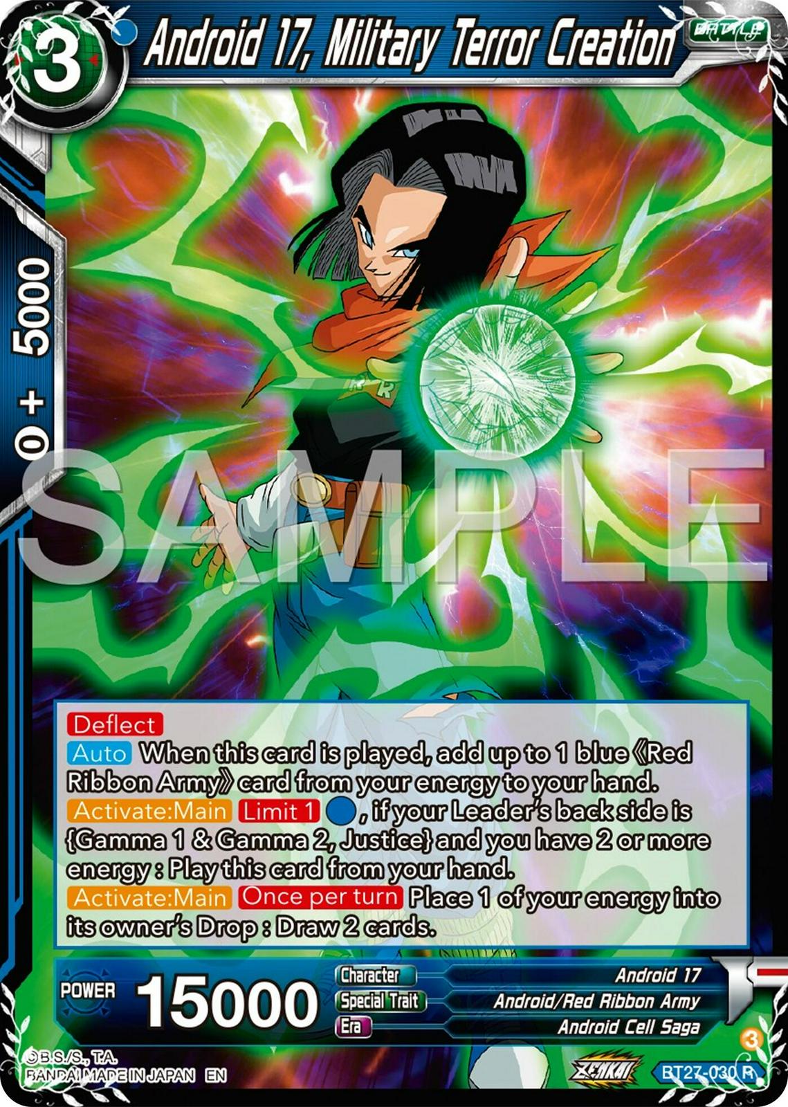 Android 17, Military Terror Creation BT27-030 Dragon Ball Super: History of Z