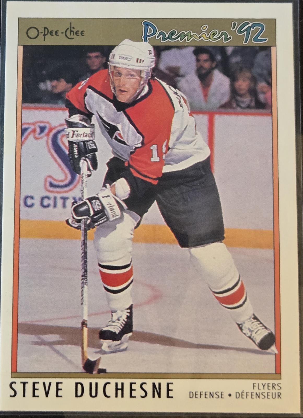 Steve Duchesne #13 Hockey Cards 1991 O-Pee-Chee Premier