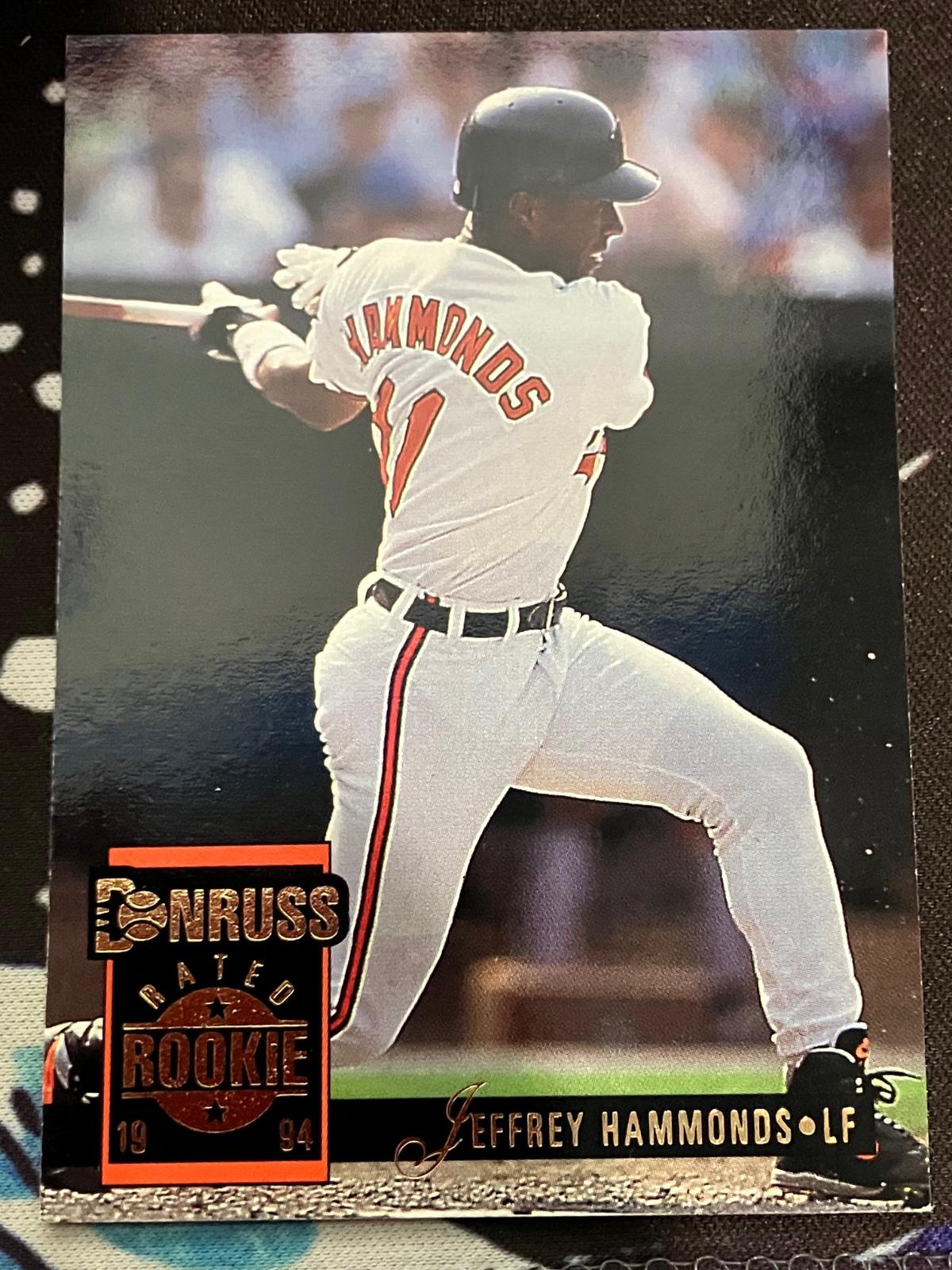 Jeffrey Hammonds #629 Baseball Cards 1994 Donruss