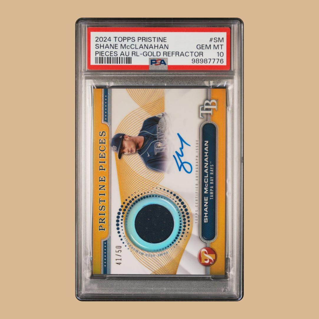 Shane McClanahan [Gold Refractor] #PPAR-SM