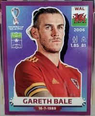 Gareth Bale [Purple] #WAL17 Soccer Cards 2022 Panini World Cup Qatar Stickers Prices