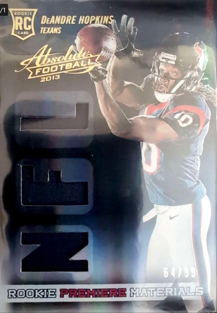 DeAndre Hopkins #205 Football Cards 2013 Panini Absolute Spectrum Silver Autographs
