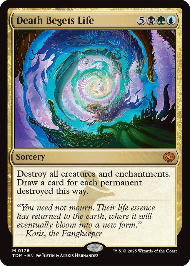 Death Begets Life #176 Magic Tarkir: Dragonstorm