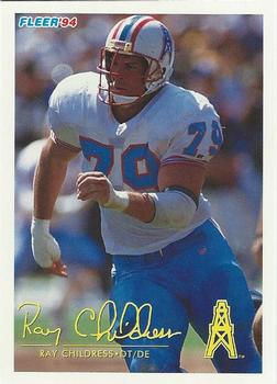 Ray Childress #71 1994 Fleer Shell Fact Football