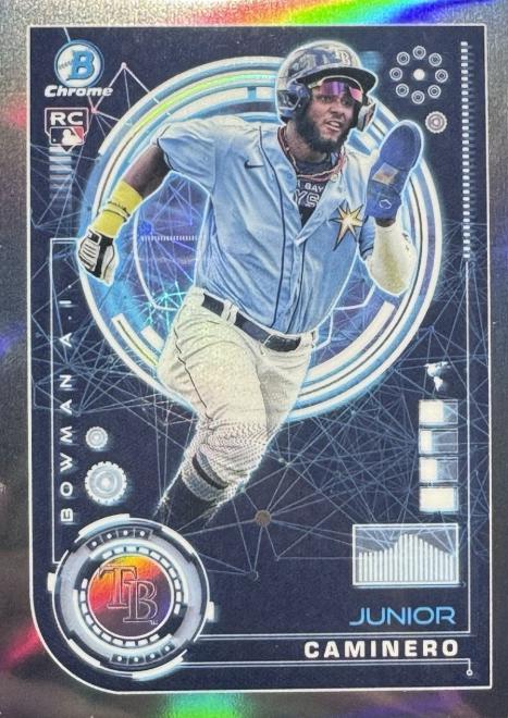 2024 Bowman Chrome AI Junior Caminero #BAI-20 card