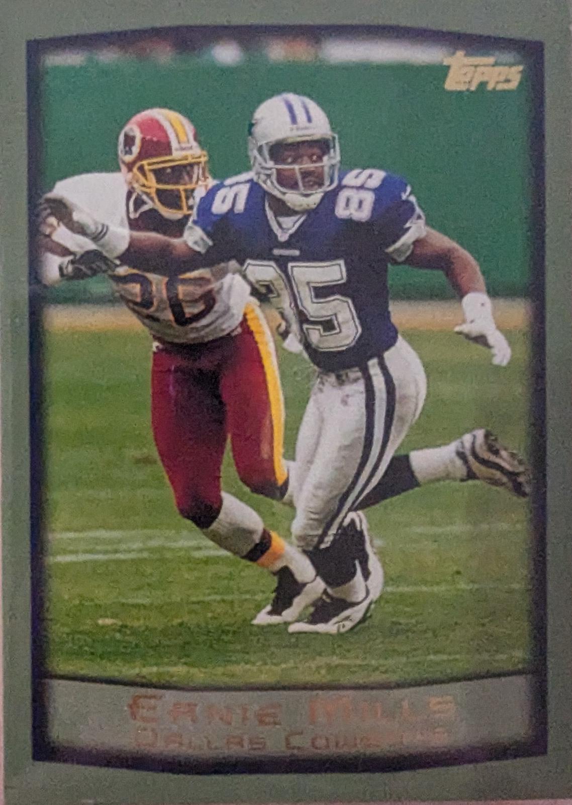 Ernie Mills #3 Football Cards 1999 Topps