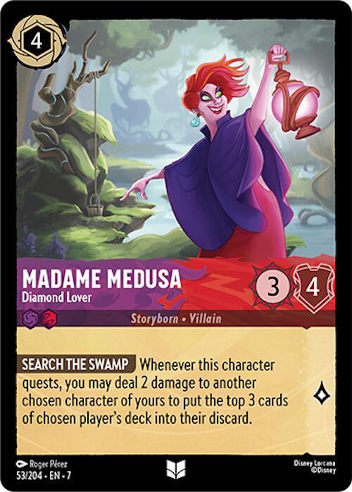 Madame Medusa - Diamond Lover #53 Lorcana Archazia's Island