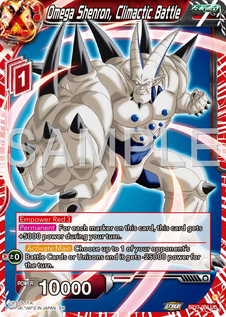 Omega Shenron, Climactic Battle BT27-006 Dragon Ball Super: History of Z