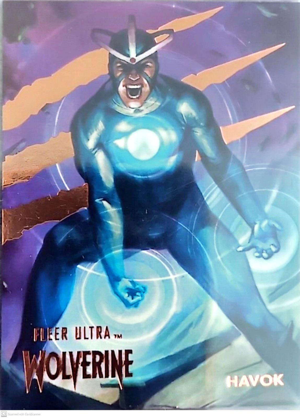 Havok #M-43 Marvel 2023 Fleer Ultra Wolverine Top Secret Mini