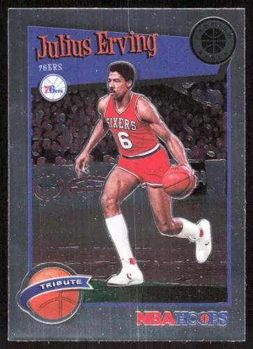 Julius Erving #293 Basketball Cards 2019 Panini Hoops Premium Stock
