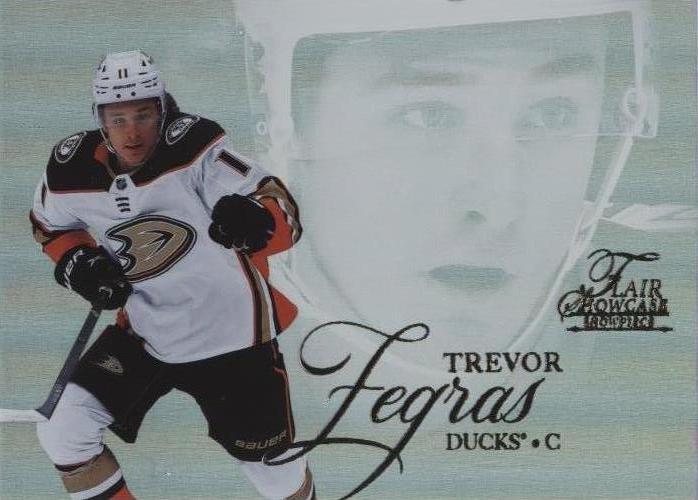 Trevor Zegras #27 2023 Fleer Ultra Flair Showcase Showpiece Hockey