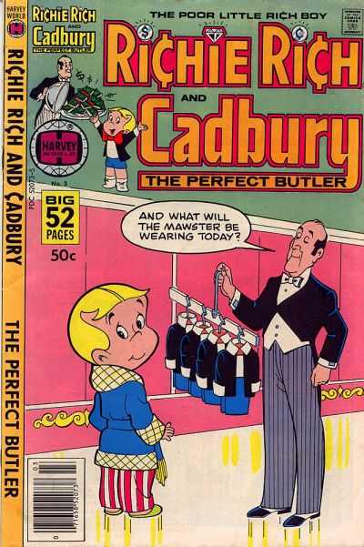 Richie Rich and Cadbury #3 (1978) Comic Books Richie Rich And Cadbury