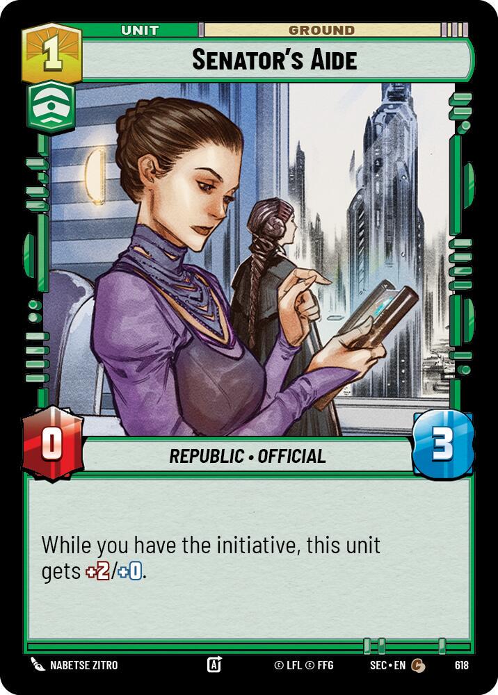 Senator's Aide [Foil] #618