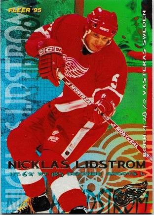 Nicklas Lidstrom #62 1994-95 Fleer Hockey